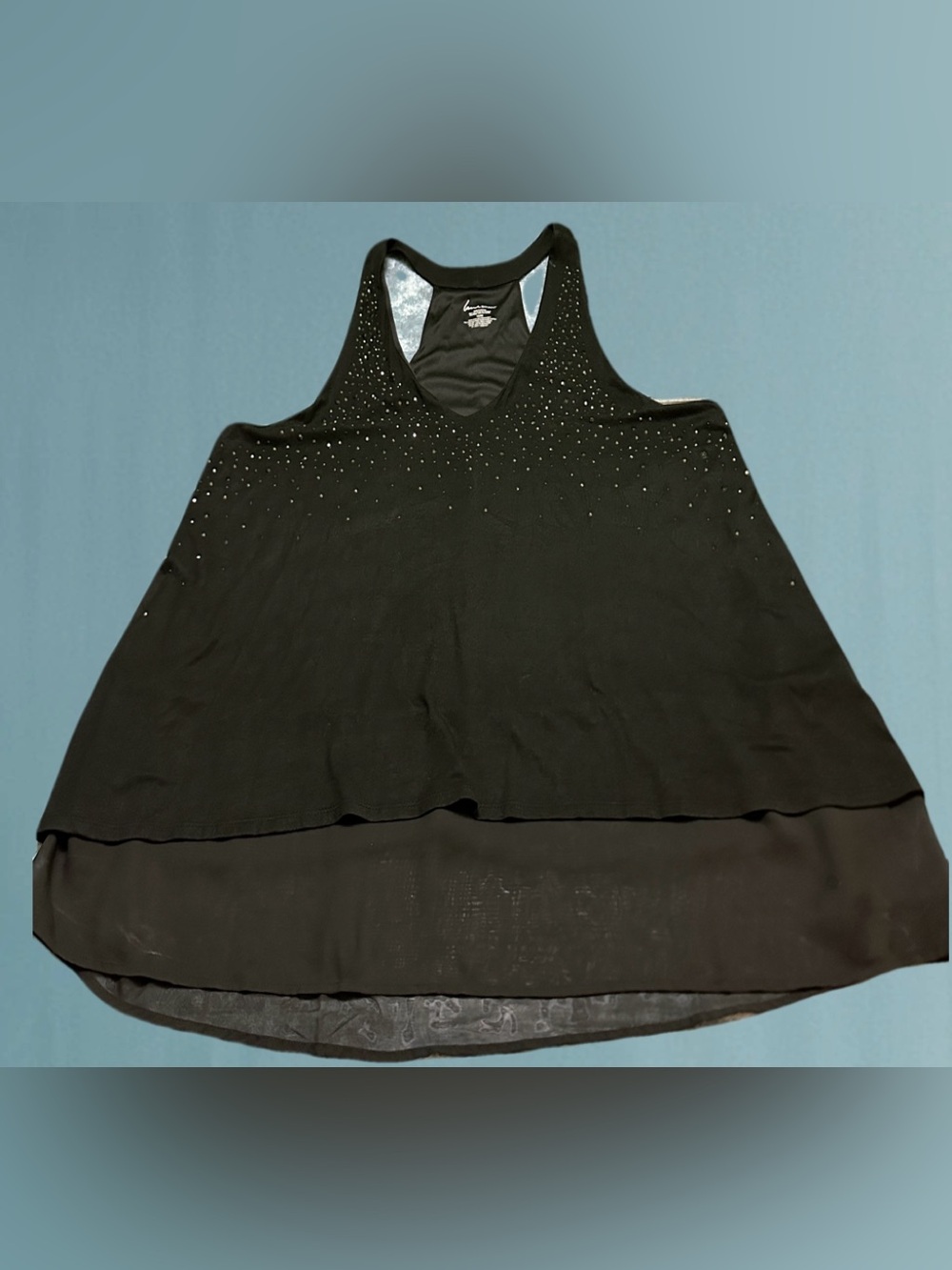 Lane Bryant Women’s Black Sleeveless Tank with Stud Accents 18-20